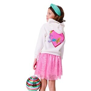 Lola & The Boys Swiftie White Hoodie- 14